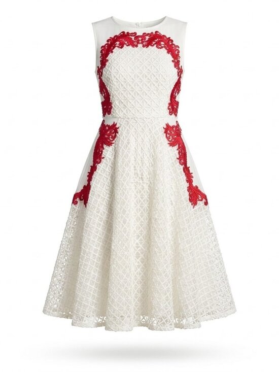 Geode Dresses & Skirts - Geode Applique Midi Dress Women's Size S